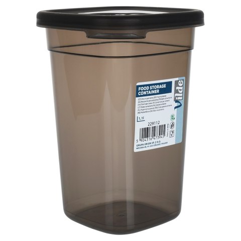 Pojemnik kuchenny na produkty sypkie suche z pokrywką 1L VILDE 229112