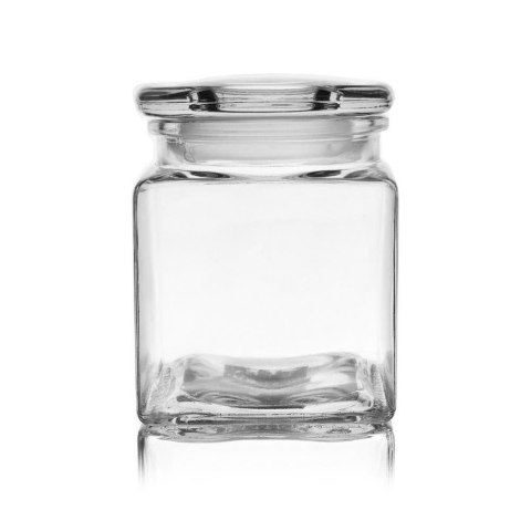 Pojemnik kuchenny na żywność jedzenie szklany kwadratowy 950 ml ORION 126487