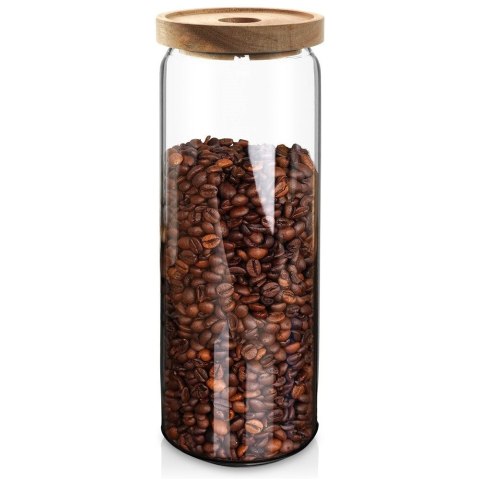 Pojemnik kuchenny na żywność jedzenie szklany z uszczelką 1.3L EXCELLENT HOUSEWARE 259182