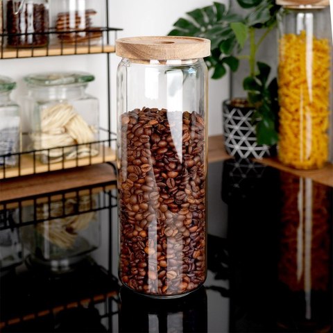 Pojemnik kuchenny na żywność jedzenie szklany z uszczelką 1.3L EXCELLENT HOUSEWARE 259182