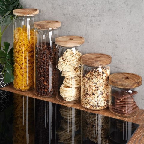 Pojemnik kuchenny na żywność jedzenie szklany z uszczelką 1.3L EXCELLENT HOUSEWARE 259182