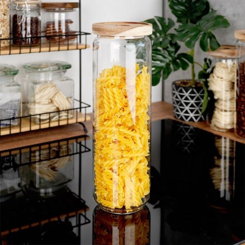 Pojemnik kuchenny na żywność jedzenie szklany z uszczelką 1.5L EXCELLENT HOUSEWARE 259183