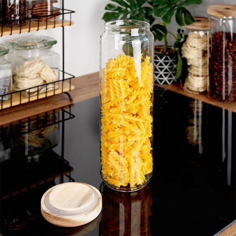 Pojemnik kuchenny na żywność jedzenie szklany z uszczelką 1.5L EXCELLENT HOUSEWARE 259183