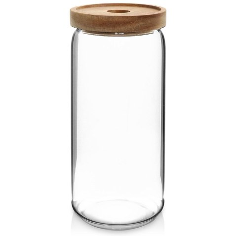 Pojemnik kuchenny na żywność jedzenie szklany z uszczelką 1L EXCELLENT HOUSEWARE 259181