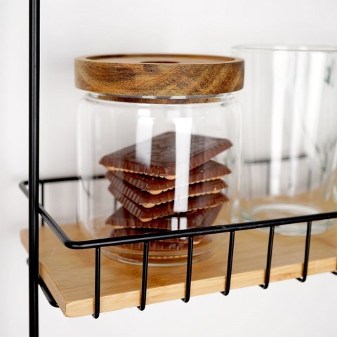 Pojemnik kuchenny na żywność jedzenie szklany z uszczelką 420 ml EXCELLENT HOUSEWARE 259179