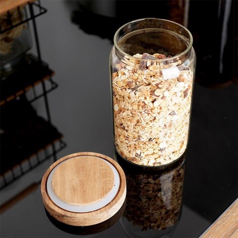Pojemnik kuchenny na żywność jedzenie szklany z uszczelką 720 ml EXCELLENT HOUSEWARE 259180