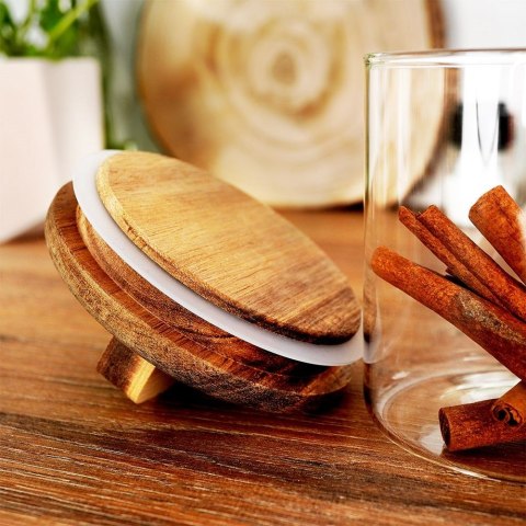 Pojemnik kuchenny na żywność jedzenie szklany z uszczelką 750 ml EXCELLENT HOUSEWARE 259154