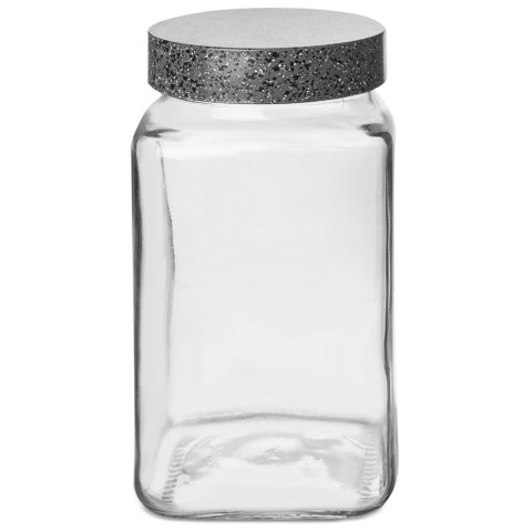 Pojemnik kuchenny na żywność jedzenie szklany zakręcany kwadratowy 2L ORION 153685