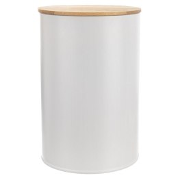 Pojemnik kuchenny puszka na żywność metalowy biały WHITELINE 1.3L ORION 127540