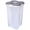 Pojemnik na produkty sypkie płatki mąkę kawę z dozownikiem dzielony 2.4L EXCELLENT HOUSEWARE 259387