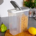 Pojemnik na produkty sypkie płatki mąkę kawę z dozownikiem dzielony 2.8L EXCELLENT HOUSEWARE 259390