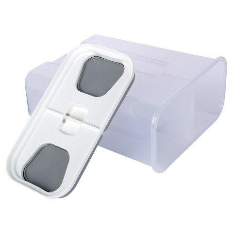 Pojemnik na produkty sypkie płatki mąkę kawę z dozownikiem dzielony 2.8L EXCELLENT HOUSEWARE 259390