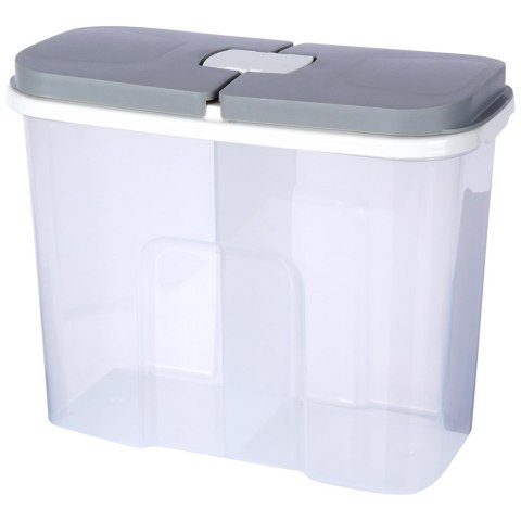 Pojemnik na produkty sypkie płatki mąkę kawę z dozownikiem dzielony 2L EXCELLENT HOUSEWARE 259389