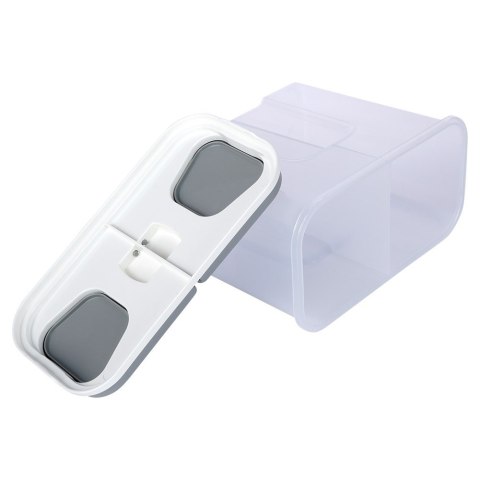 Pojemnik na produkty sypkie płatki mąkę kawę z dozownikiem dzielony 2L EXCELLENT HOUSEWARE 259389