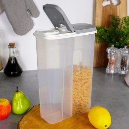 Pojemnik na produkty sypkie płatki mąkę kawę z dozownikiem dzielony 3.5L EXCELLENT HOUSEWARE 259391