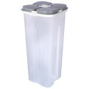 Pojemnik na produkty sypkie płatki mąkę kawę z dozownikiem dzielony 3L EXCELLENT HOUSEWARE 259388