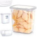 Pojemnik na produkty sypkie suche makaron sól cukier z pokrywką 1.85L VILDE 229147