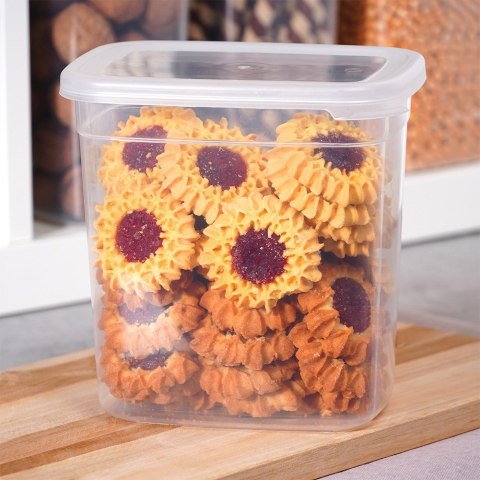 Pojemnik na produkty sypkie suche makaron sól cukier z pokrywką 1.85L VILDE 229147