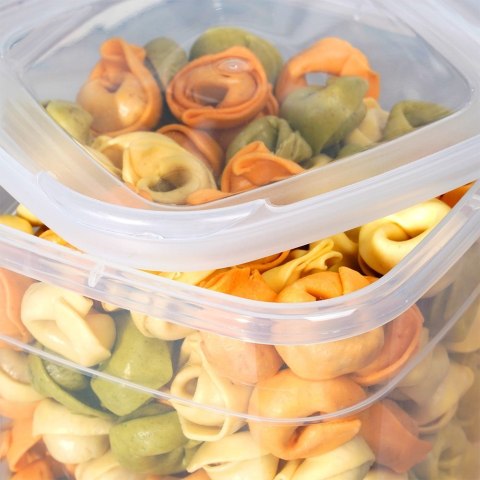 Pojemnik na produkty sypkie suche makaron sól cukier z pokrywką 1L VILDE 229146