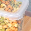 Pojemnik na produkty sypkie suche makaron sól cukier z pokrywką 1L VILDE 229146