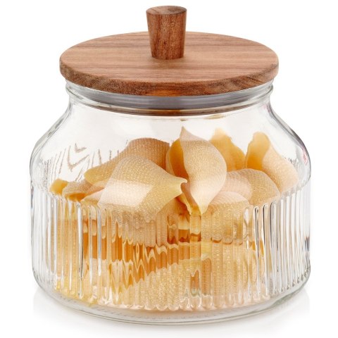 Pojemnik na produkty sypkie suche szklany z pokrywką i uszczelką 1.7L EXCELLENT HOUSEWARE 229209