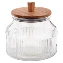 Pojemnik na produkty sypkie suche szklany z pokrywką i uszczelką 1.7L EXCELLENT HOUSEWARE 229209