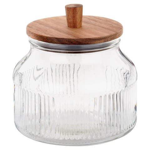 Pojemnik na produkty sypkie suche szklany z pokrywką i uszczelką 1.7L EXCELLENT HOUSEWARE 229209