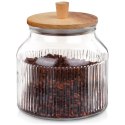 Pojemnik na produkty sypkie suche szklany z pokrywką i uszczelką 2.2L EXCELLENT HOUSEWARE 229210