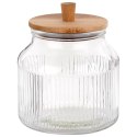 Pojemnik na produkty sypkie suche szklany z pokrywką i uszczelką 2.2L EXCELLENT HOUSEWARE 229210
