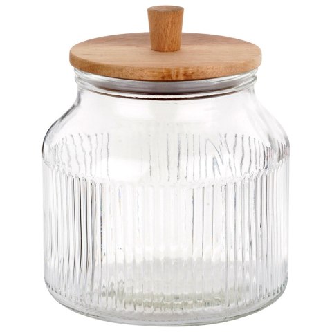 Pojemnik na produkty sypkie suche szklany z pokrywką i uszczelką 2.2L EXCELLENT HOUSEWARE 229210