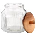 Pojemnik na produkty sypkie suche szklany z pokrywką i uszczelką 2.2L EXCELLENT HOUSEWARE 229210