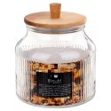 Pojemnik na produkty sypkie suche szklany z pokrywką i uszczelką 2.2L EXCELLENT HOUSEWARE 229210