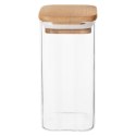 Pojemnik na produkty sypkie suche szklany z pokrywką i uszczelką 320 ml ORION 127583