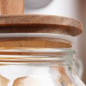 Pojemnik na produkty sypkie suche szklany z pokrywką i uszczelką 3L EXCELLENT HOUSEWARE 229211