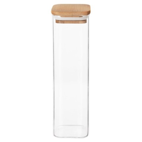 Pojemnik na produkty sypkie suche szklany z pokrywką i uszczelką 600 ml ORION 127584