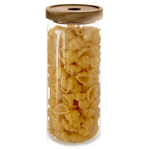 Pojemnik na produkty sypkie suche szklany z pokrywką uszczelką 1.6L ORION 154504