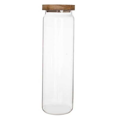 Pojemnik na produkty sypkie suche szklany z pokrywką uszczelką 1.85L ORION 154505