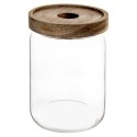 Pojemnik na produkty sypkie suche szklany z pokrywką uszczelką 970ml ORION 154503
