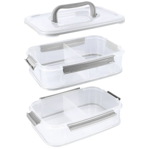 Pojemnik na wędliny i sery wędlinę ser 2-poziomowy 2x 1.8L 2 szt. ORION 126043