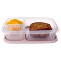 Pojemnik plastikowy na żywność z pokrywką dzielony 1.15L HOBBY LIFE 127101