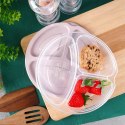 Pojemnik plastikowy na żywność z pokrywką dzielony 600 ml HOBBY LIFE 126044