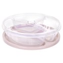 Pojemnik plastikowy na żywność z pokrywką dzielony 600 ml HOBBY LIFE 126044