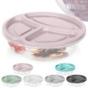 Pojemnik plastikowy na żywność z pokrywką dzielony 600 ml HOBBY LIFE 126044
