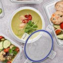 Pojemnik plastikowy na żywność z pokrywką i uszczelką 500 ml ORION 124629