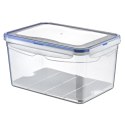 Pojemnik plastikowy na żywność z pokrywką i uszczelką z kratką 2.4L ORION 123838
