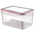 Pojemnik plastikowy na żywność z pokrywką i uszczelką z kratką 4.5L HOBBY LIFE 124296