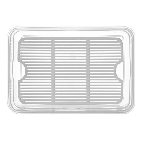 Pojemnik plastikowy na żywność z pokrywką i uszczelką z kratką 4.5L HOBBY LIFE 124296