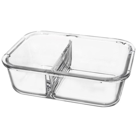 Pojemnik szklany do przechowywania żywności z pokrywką dzielony 1L ORION 124760
