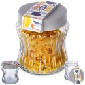 Pojemnik szklany na produkty suche sypkie płatki makaron sól 900 ml EXCELLENT HOUSEWARE 259384