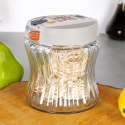 Pojemnik szklany na produkty suche sypkie płatki makaron sól 900 ml EXCELLENT HOUSEWARE 259384